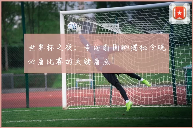 世界杯之夜:专访前国脚揭秘今晚必看比赛的关键看点!