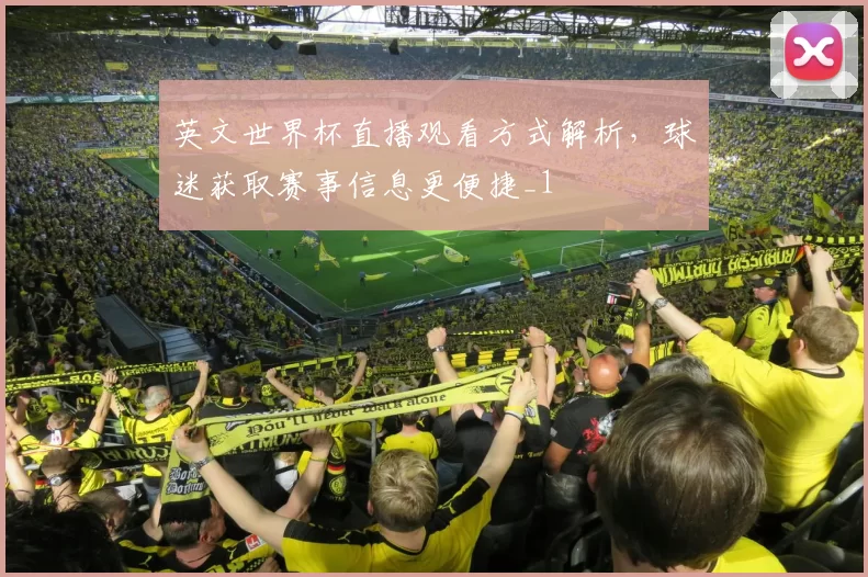 英文世界杯直播观看方式解析,球迷获取赛事信息更便捷_1